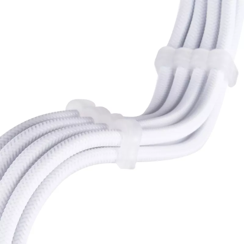 Netzteil-Verlängerungskabel SILVERSTONE EPS 12V 8‑pin (30 cm) weiß SST-PP07E-EPS8W-V2