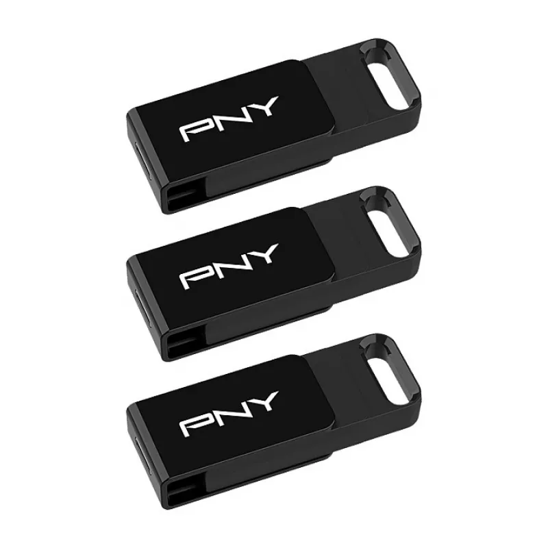 PNY Elite 128 GB USB-C 3.2 Gen 1 Flash-Laufwerk, 3er-Pack (Retail)