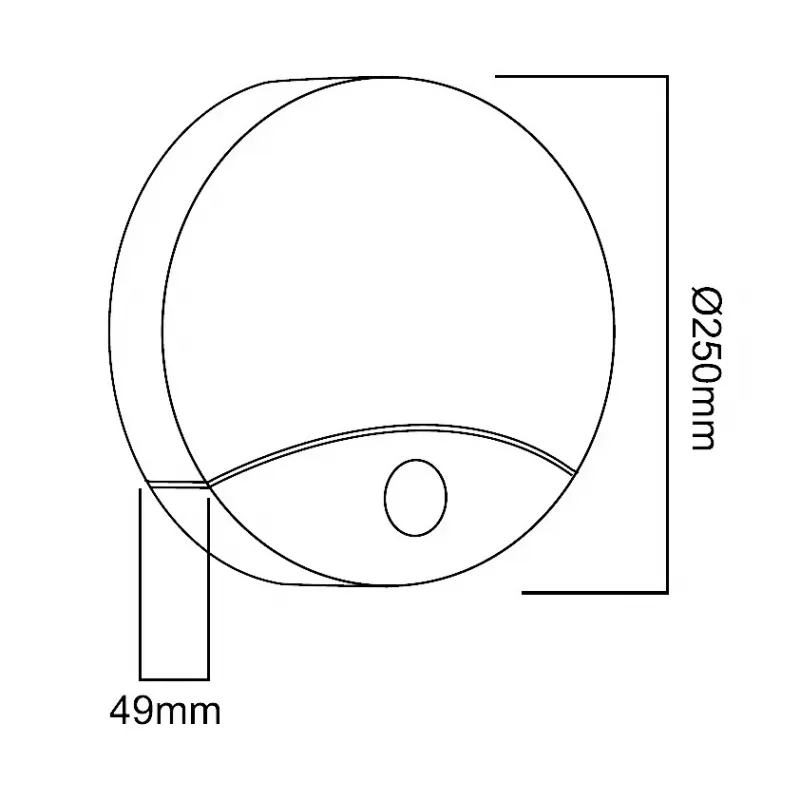 Wand LED-Lampe MACLEAN MCE357W mit IR-Bewegungssensor, weiß, für den Außen- und Innenbereich