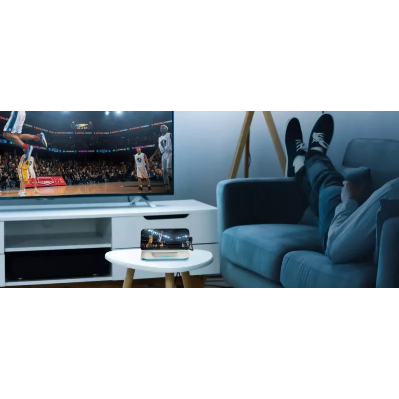 AVerMedia X'TRA GO GC515 Video-Capture-Dock, 4K30/1080p120 Aufnahme, 4K60 HDMI-Ausgang, USB-C DP Alt Mode, USB Power Delivery, weiß