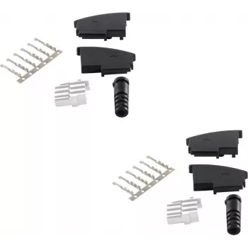 Kabelverbinder ShiverPeaks BS72020-SET2 TAE N Schwarz