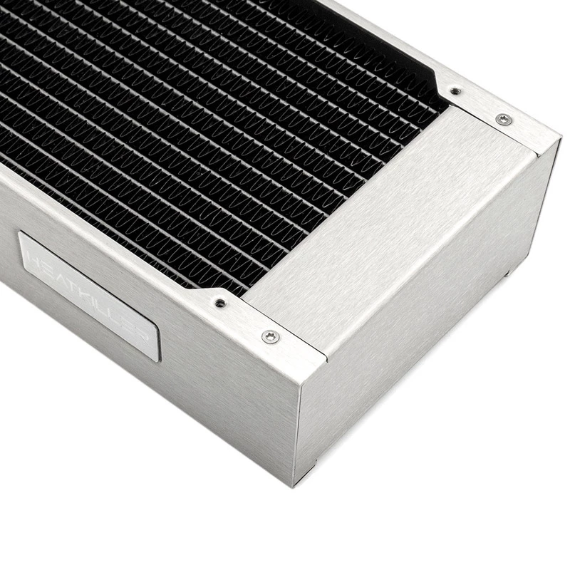 Radiator Watercool 24120 — Messing/Kupfer/Edelstahl, 158×120×48 mm, 120-mm-Lüfter