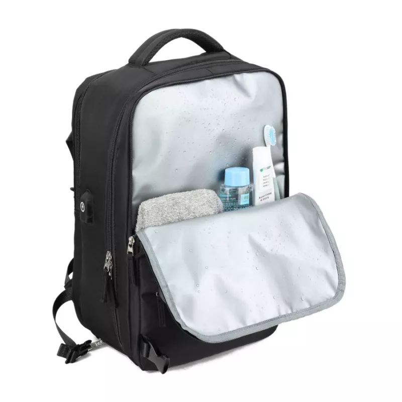NOVEEN CTB400 Kabinen-Reiserucksack, 40x20x25 cm, schwarz