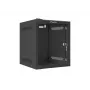 Lanberg WF10-2306-10B 10" Wandschrank (Rack) 6U, 280×310 mm, Glastür, 20 kg, schwarz (RAL 9004)