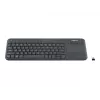 Logitech Wireless Touch Keyboard K400 Plus - Tastatur - kabellos - 2,4 GHz - Tschechisch - Schwarz