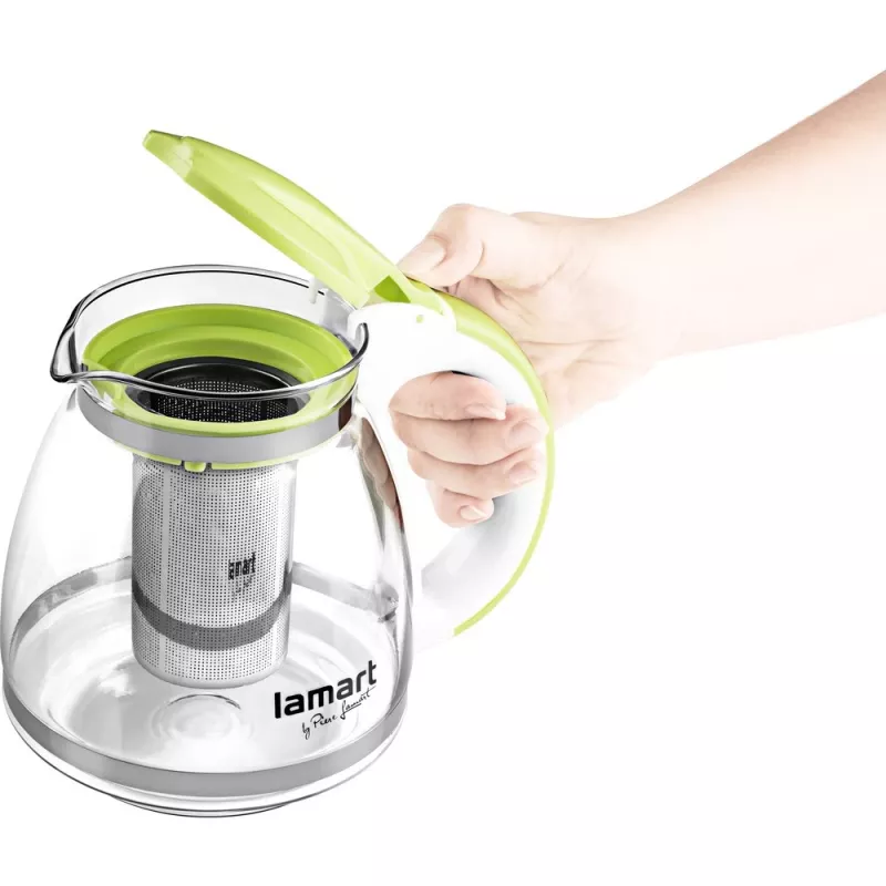 Lamart LT7028 Kanne mit Aufgusseinsatz, 1,5 l, Grün