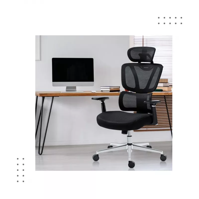 Bürostuhl mark adler Expert 4.6 Schwarz Drehstuhl MA-EXPERT 4.6 Schwarz, schwarze Polsterung, einstellbare Funktionen