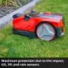Power X-Change Rasenroboter FREELEXO CAM PLUS 600 (Rot/Schwarz, Li-Ion Battery Plus 4,0Ah, Kamera + Sensor)