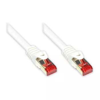 Good Connections Cat.6 Patchkabel S/FTP Weiß 0,15 m