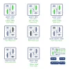 Akyga Charge Brick AK-CH-17 USB-Ladegerät 65 W, 2 x USB-C PD + 2 x USB-A QC 4+, Schwarz