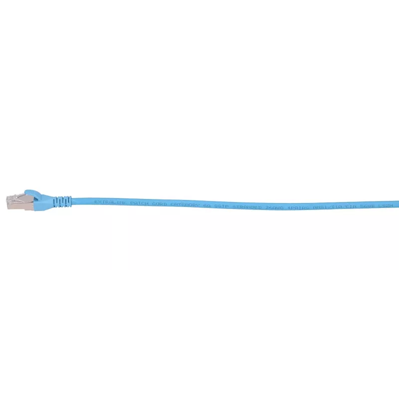 Netzwerkkabel Extralink LAN Patchkabel Kat.6A RJ-45 Cat6a 3m Blau