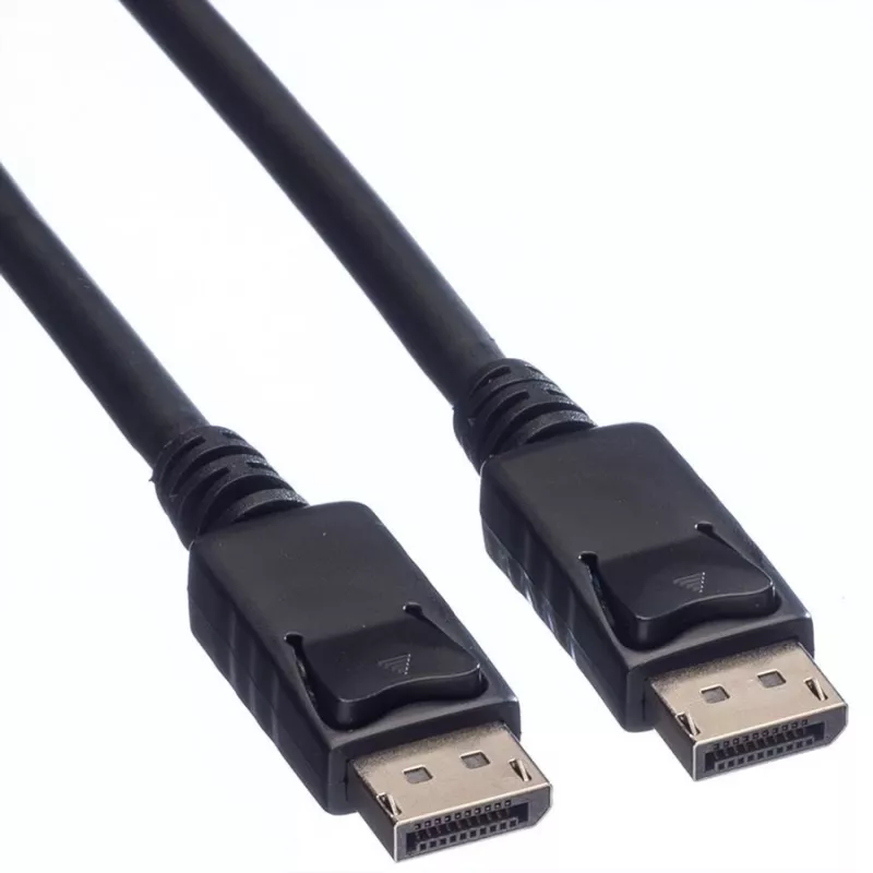 Value DisplayPort-Verbindungskabel DisplayPort-Stecker, DisplayPort-Stecker 1,50 m Schwarz 11.99.5767 Geschirmt