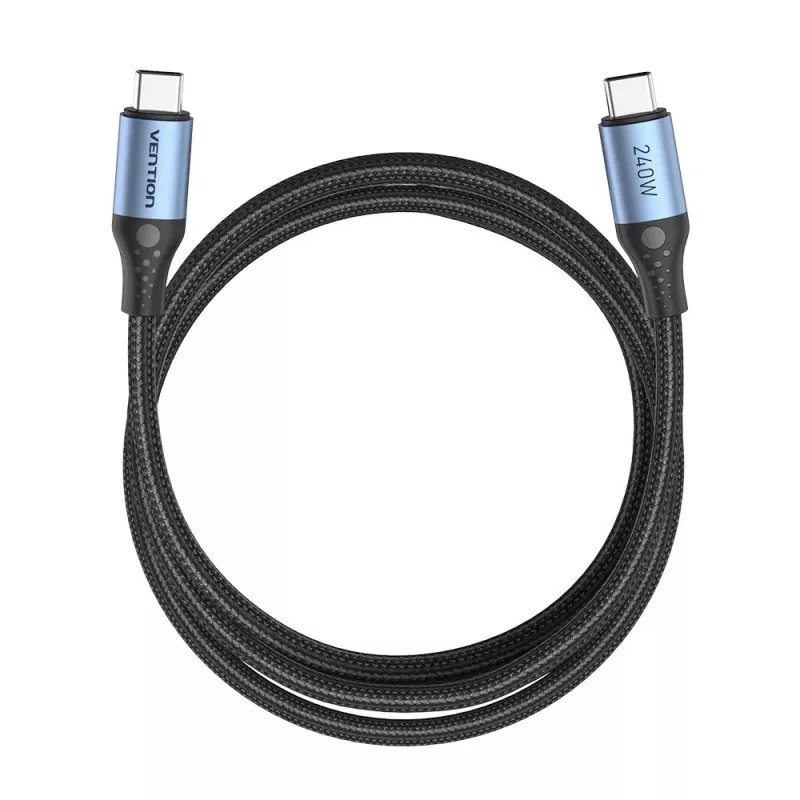 Vention USB 2.0 5A 240W 1m SCHWARZ USB-C-auf-C-Kabel