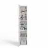 Top E Shop S33 BIEL Badezimmerschrank, Weiß
