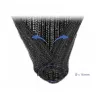 Geflechtschlauch DeLOCK 18910 5 m x 16 mm schwarz