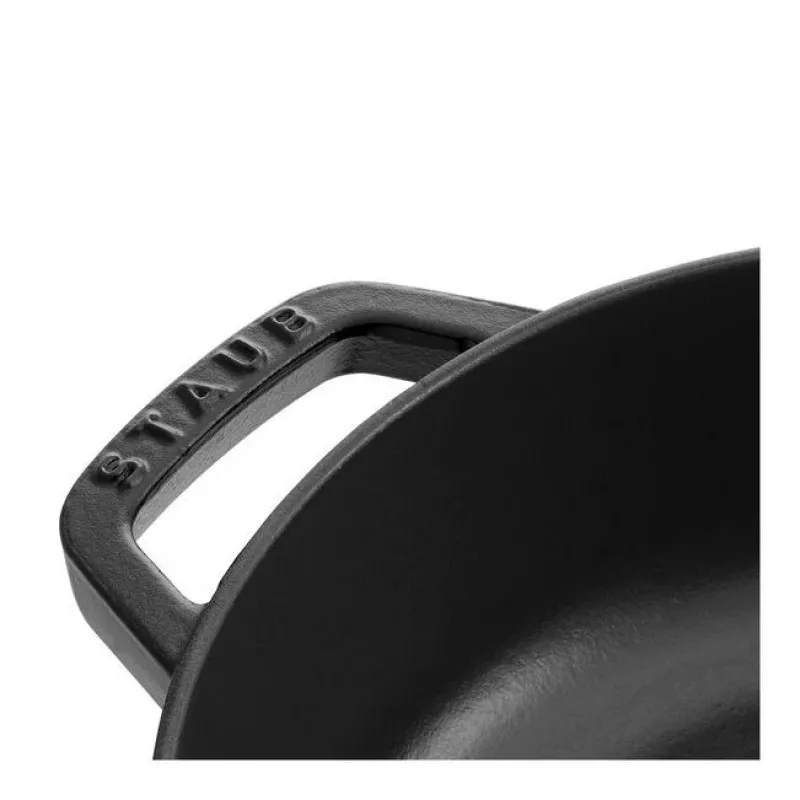 Staub Chistera 40511-472-0 Bräter 28 cm, rund, Gusseisen, 3,7 l, schwarz