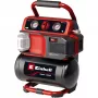 Power X-Change Akku-Kompressor TE-AC 18/75 Li OF-Solo, 18 Volt (Schwarz/Rot, ohne Akku und Ladegerät)