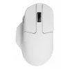Beidhändige kabellose optische Maus Keychron M7-A24 30000 DPI RF Wireless Bluetooth USB-C Weiß