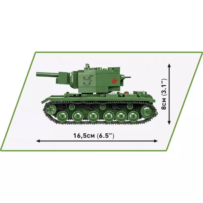 Bauset Cobi KV-2 Zweiter Weltkrieg 510 Teile