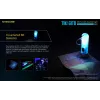 Nitecore TIKI GITD BLUE Taschenlampe, T-Serie, 300 Lumen