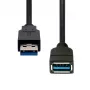 USB-Verlängerungskabel ProXtend USB3AAF-003 3.2 Gen1, 3 m, USB-A-Buchse auf USB-A-Stecker