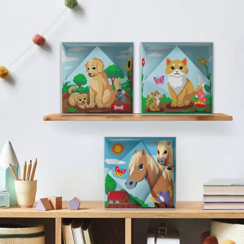 Malerset Ravensburger CreArt Do it together — Katzenmodell, gemeinsames Malset