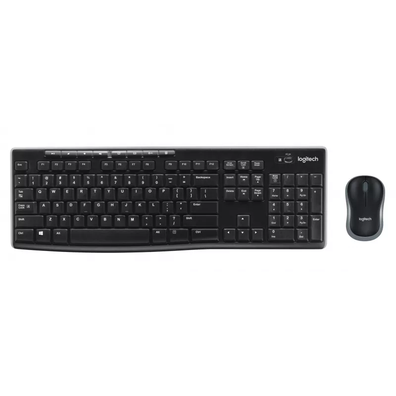 Logitech Wireless Combo MK270 – Tastatur-Maus-Set – kabellos – 2,4 GHz – Französisch (920-004510)