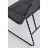 Extralink BLACK FOREST GARTENMÖBEL-SET TEXTILEN ZWEI STÜHLE + LIEGE + KLAPPTISCH SCHWARZ L-0358 Outdoor-Möbelset