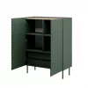 Regal cama meble ONDA ONDA 98×45×127 cm grün, bodenstehend Wandschrank