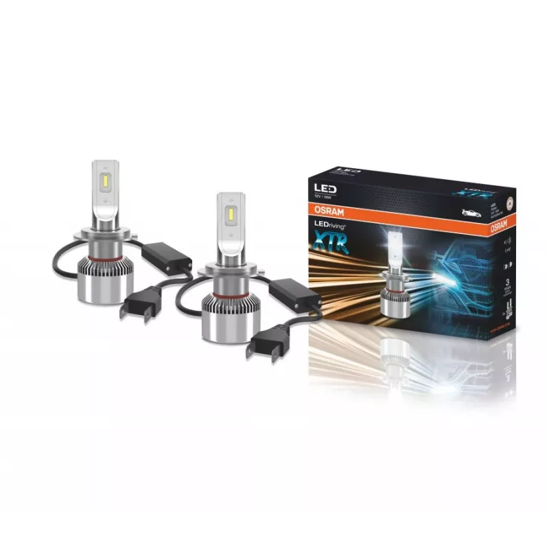 LED-Scheinwerferlampen Ledvance LEDriving XTR H7 64210DWXTR, Paar (2 Stk.)