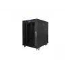 Freistehender Schrank Lanberg FF01-8015-12BL 15U Schwarz 800 kg