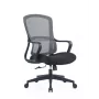 Up Up Darwin ergonomischer Bürostuhl Schwarz, Schwarzer Stoff + Graues Netz
