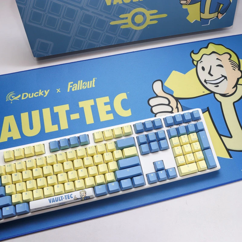 Ducky x Fallout Vault-Tec Limited Edition One 3 Gaming-Tastatur + Mauspad - MX-Rot (US)