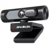 AVerMedia PW315 Webcam Full HD 1080p 60 fps, 2 MP, 95° Weitwinkel, Stereomikrofon, USB, Schwarz