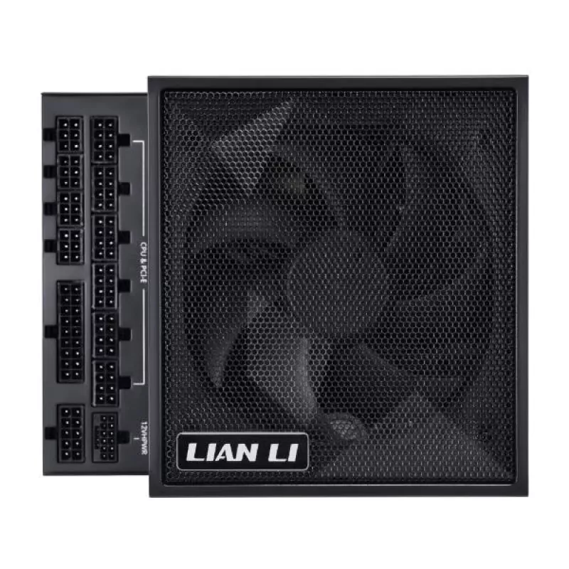 Lian Li EDGE EG1300 1300-W-Netzteil, 80 PLUS Platinum, ATX 3.1, PCIe 5.1, Schwarz