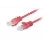 Lanberg PCU6-20CC-0100-R Cat6 U/UTP Patchkabel, 1 m, Rot, 10 Stück