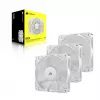 Corsair RS120 PWM Gehäuselüfter, 3er-Pack, 120 mm, Weiß, CO-9050193-WW
