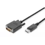 Digitus - DisplayPort-Kabel - DisplayPort (M) - DVI-D (M) - 5,0 m (DisplayPort 1.2) - geformt, Rändelschrauben - Schwarz (AK-340301-050-S)