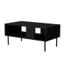 Couchtisch Cama Meble LUCCA 1000×550×460 mm rechteckig schwarz