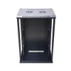 Wandschrank Extralink Rackmount cabinet 15U 600x450 schwarz mit Schlüsselschloss und Rack-Schienen