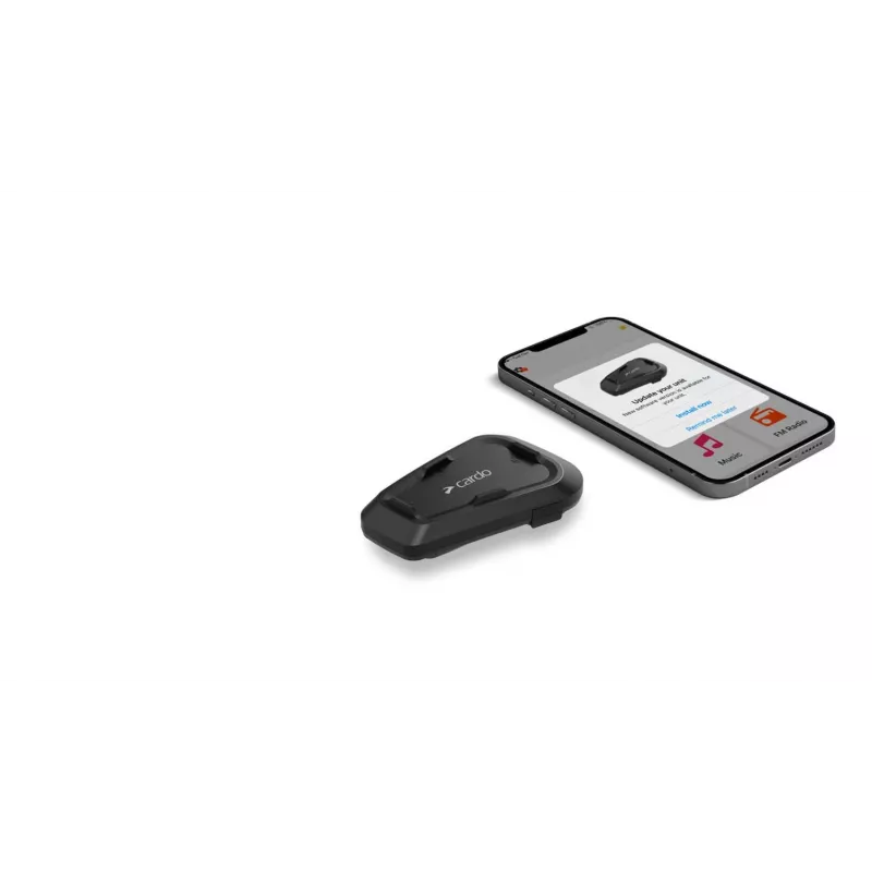 Cardo Spirit Motorrad-Gegensprechanlage 2 Kanäle 400 m Schwarz