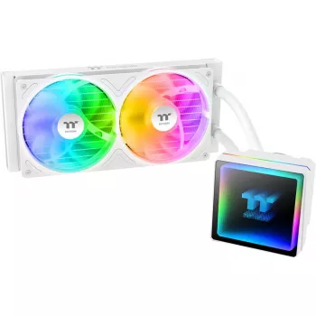 Flüssig-CPU-Kühler THERMALTAKE TH240 V3 ARGB Sync AIO Snow Edition