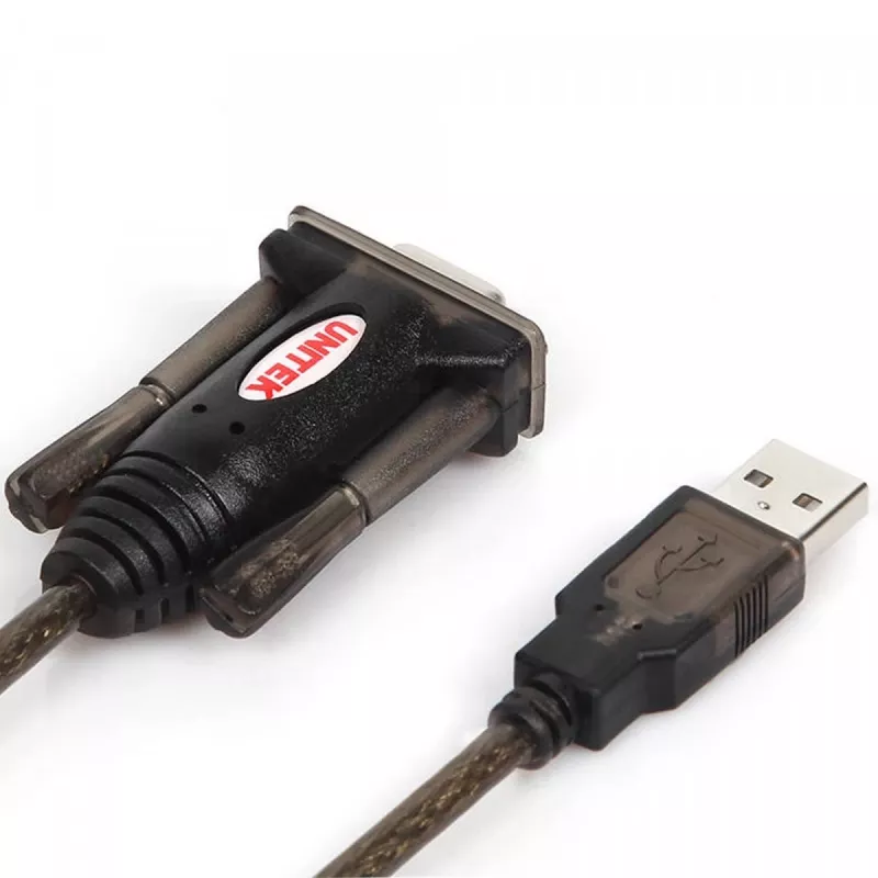 UNITEK Y-105 serielles Kabel Schwarz 1,5 m USB Typ-A DB-9