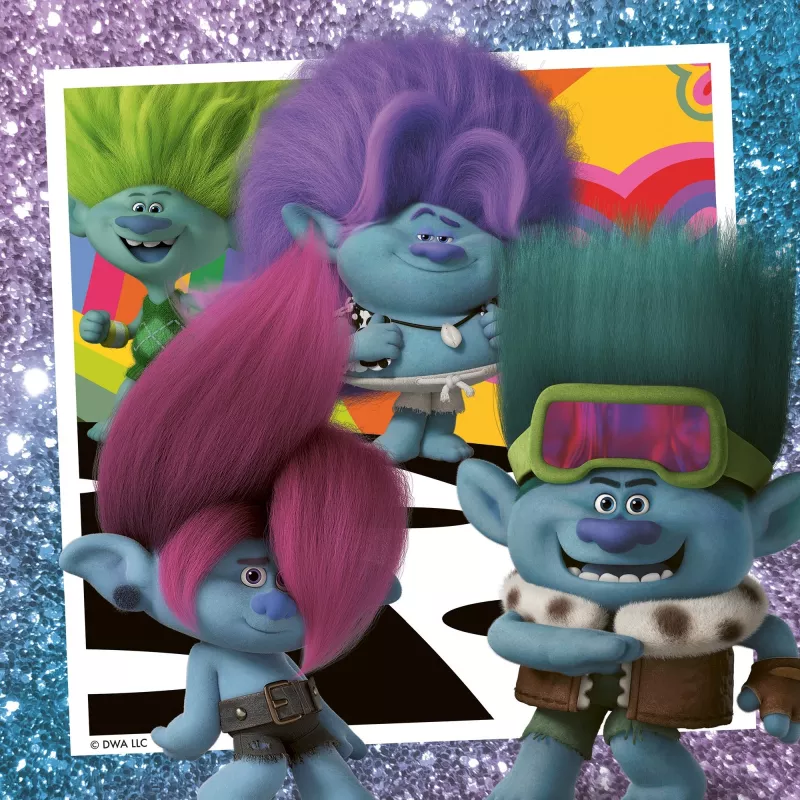 Kinderpuzzle Trolls 3 (3x 49 Teile)