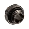 Alphacool ES Doppeladapter, steckbar, G1/4 AG auf G1/4 AG, schwarz