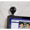 Hama 00053950 Spy Protect HD Webcam, 1,3 MP, 1280 x 720, 30 fps, integriertes Mikrofon, USB 2.0, Schwarz