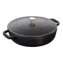 Staub Chistera 40511-472-0 Bräter 28 cm, rund, Gusseisen, 3,7 l, schwarz