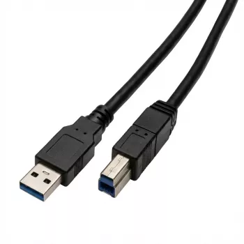 USB-A-auf-B-Kabel Captiva 80292, 2 m, schwarz
