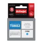 Activejet AE-802N Tinte, Ersatz für Epson T0802, Supreme, 13,5 ml, cyan