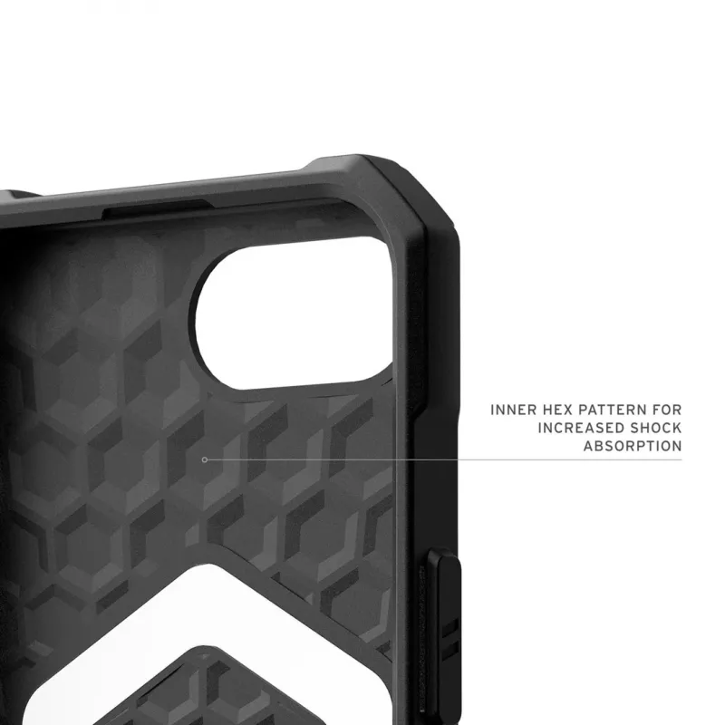 Urban Armor Gear 114496114040 Essential Armor MagSafe Handyhülle für Apple iPhone 16e, Schwarz